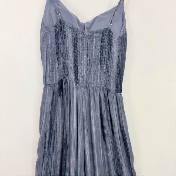 Soma Wknd Rayon Challis Bra Jumpsuit in Blue Ombre Vertical Stripe - Picture 10 of 16